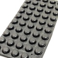 Black Anti Slip Silicone Rubber Plastic Bumper Damper Shock Absorber 3M Self-Adhesive Silicone Feet Pads Round Square Shape