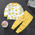 1-7year Baby Clothes Set Winter Cotton Newborn Baby Boys Girls Clothes 2PCS Baby Pajamas Unisex Kids Clothing Sets