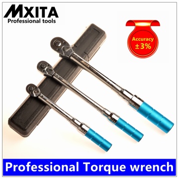 MXITA 1-400NM 3% accuracy professional Torque Wrench Tools Click Adjustable Hand Spanner Ratchet Wrench Tool