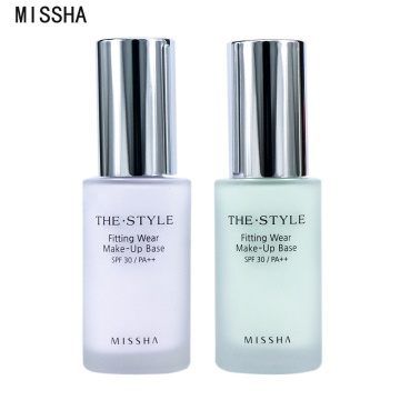 MISSHA The Style Fitting Wear Makeup Base SPF30/PA++ Face Foundation Base Long Wear Moisturizer Oil Control Korea Cosmetics