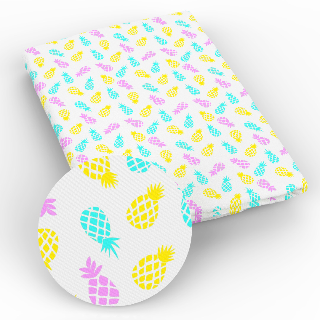 David accessories 50*145cm pineapple leaves cat 100% Cotton Fabric for Tissue Kids home textile for Sewing Tilda Doll,c4542