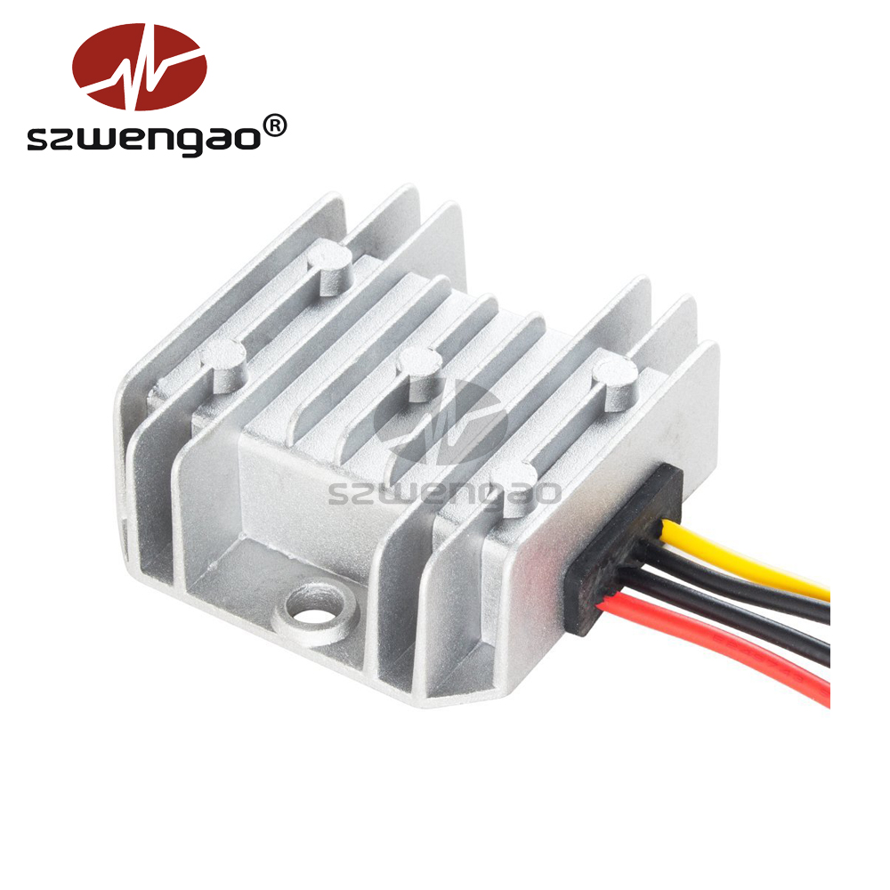 Wengao Step Up DC DC Converter 12V to 48V 1A 48W DC-DC Voltage Regulator Waterproof with CE Certificates