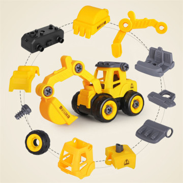 Nut Disassembly Loading Unloading Engineering Truck Excavator Bulldozer Child Screw Boy Creative Tool Education Toy Car Model