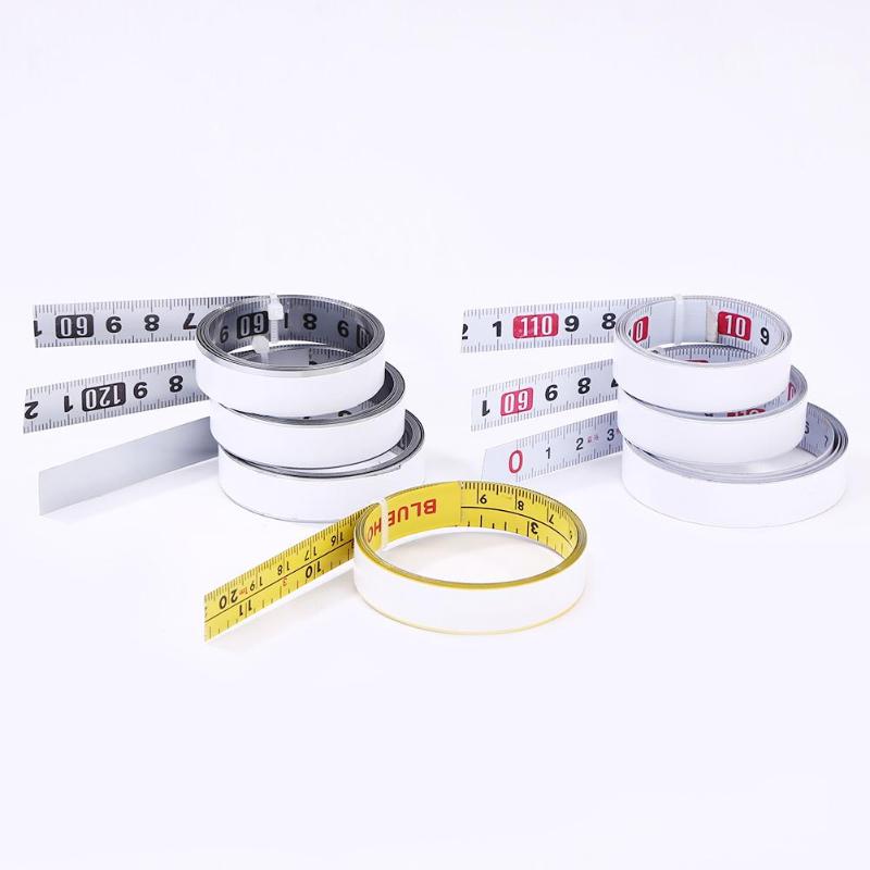 1M Miter Track Tape Measure Stainless Steel Self Adhesive Metric Scale Ruler Rust-Proof Durable And Wear-Resistan Ruler Tools