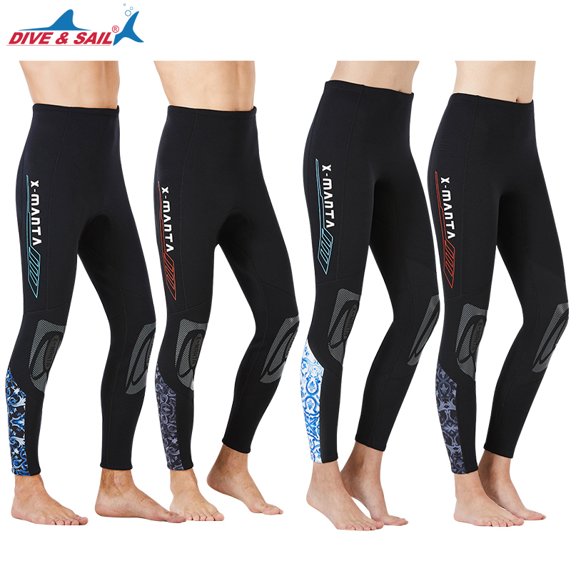 Wetsuit Pants Men Women Premium 3mm Neoprene Pants Surfing Snorkeling Canoeing Swimming Spearfishing Suit Pants Women Men Adults