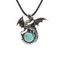 Pterodactyl Crystal Jewel pendant necklace