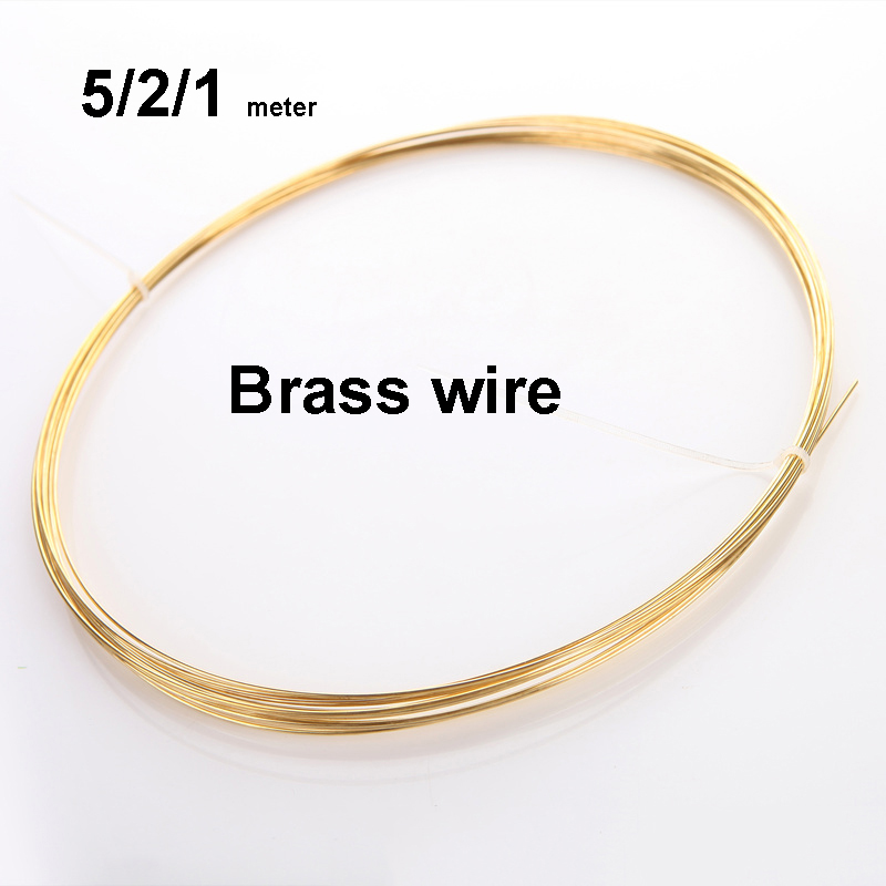 5 meter 2 1 meter Brass wire H62 wire brass bar 1mm-5mm copper wire round cutting