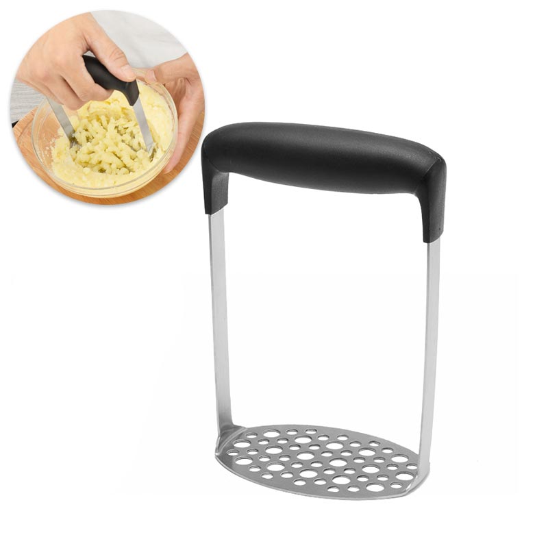 1PC Stainless Steel Potatoes Mud Pressure Mud Machine Potato Masher Ricer Fruit Vegetable Tools Kitchen Gadgets Accessories