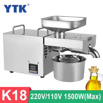 K18 Intelligent Household Automatic Oil Press Peanut Flax Seed Olive Cold Press Oil Press 1500W (Max)