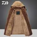 Fishing For Winter Jacket Men Coat Fleece Fishing Wear Thicken Thermal Fishing Jacket Hooded Windproof Zipper Fishing Clothes