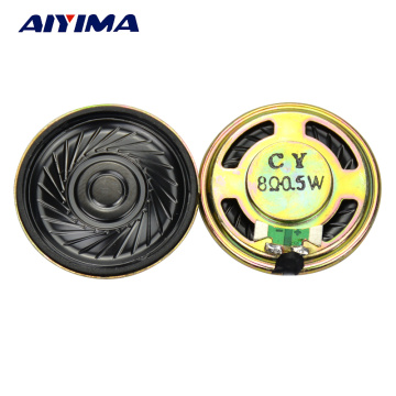 AIYIMA 20Pcs 8 Ohm 0.5W Mini Horn Speaker 40MM 8R 0.5W Ultra-thin Small Speaker Buzzer