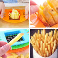 ABS Potato Cutter Vegetable Potato Slicer Cutter Chopper Chips Making Tool Potato Cutting Fries Tool Kitchen Accessories