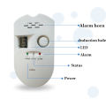 Home AC100V~AC240V Wireless Liquid Natural Gas LNG Liquefied Petroleum LPG Coal Town Gas Leak Inspection Detector Check Alarm