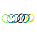 Rainbow Colorful Bracelet for Sports Silicone Band