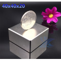 Neodymium magnet 40x40x20 rare earth super strong powerful block permanent welding searchmagnet 40*40*20mm suqare gallium metal