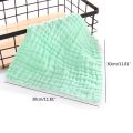 5pcs/lot 6-layers Bottom Water Washing Handkerchief Newborn Baby Face Towels Nursing Towel Size 30*30cm