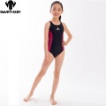 HXBY Girls Swimwear Racing Children One Piece Swimsuits Tight GIRLS bathing suits for competition racing swimwear