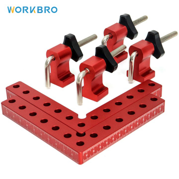 Precision Clamping Squares 90 Degrees L-Shaped Auxiliary Fixture Fixture Splicing Board Fixed clip Woodworking Tool