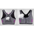 Hot Women Zipper Push Up Sports Bras Vest Underwear Shockproof Breathable Gym Fitness Athletic Running Yoga Bh Sport Tops