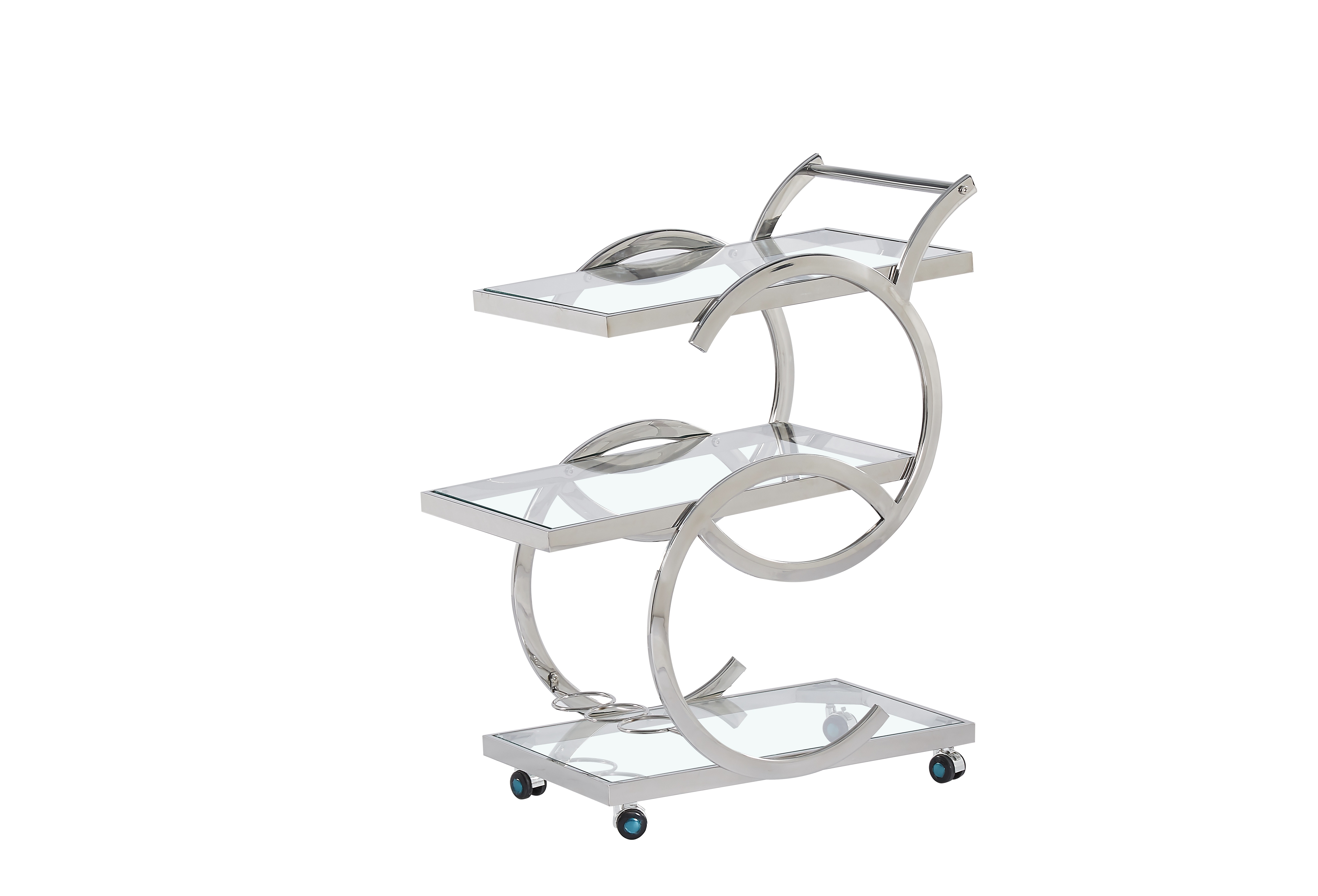 TL-TR01 SILVER  serving cart