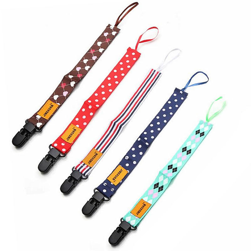 2019 Baby Pacifier Clip Dummy Clip Holder Feeding Product Animal Cartoon Baby Pacifier Anti lost Chain pacifier chain I0142
