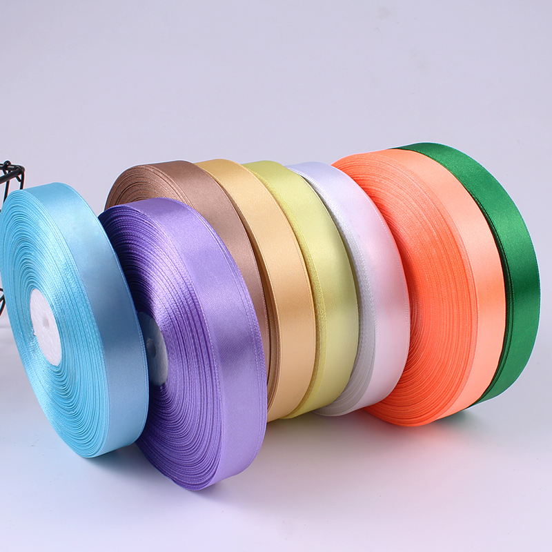 25yards/Roll 6mm 10mm 15mm 20mm 25mm 40mm 50mm Satin Ribbons DIY Artificial Silk Roses Crafts Gifts Wrap Supplies sewing ribbo