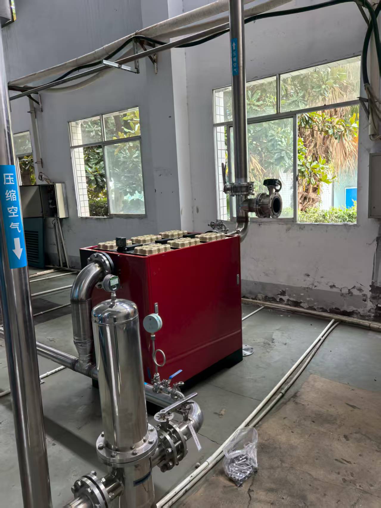 Modular Compressed air filter Application case