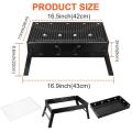 Charcoal Grill Outdoor Picnic Garden Party Terrace BBQ Grills Grill Plate Portable Grill Tool Accessorie Reusable Grill Box