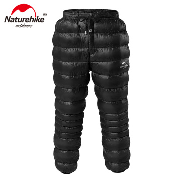 Naturehike Outdoor Down Pants Waterproof Wear Hiking Camping Warm Winter Goose Down Pants NH18K210-K