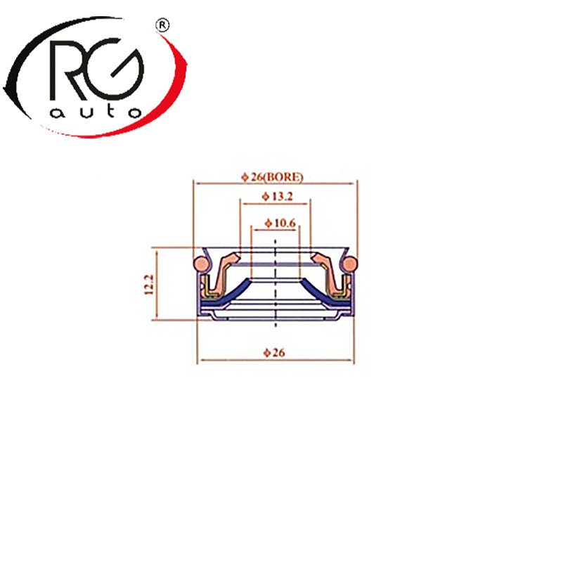 SD 508,708,709,7HB,7H15,7B10,TAMA 1020 automotive air conditioning compressor oil seal/ LIP TYPE shaft seal