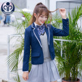 Newest Students School Uniforms Boys Girls Navy Sailor Clothes Japanese Sweater Jacket Student British Style Outfits D-0546