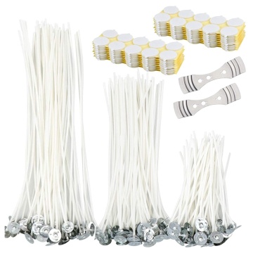 312 Pcs Candle Making Supplies, Candle Wick Stickers Candle Wick,Candle Wick Centering Device for Candle Making and DIY