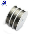 Lucky Eye 50M Silver Color Tiger Tail Beading Wire Jewelry Iron Wire For Jewelry Making Findings Accessories UF5527