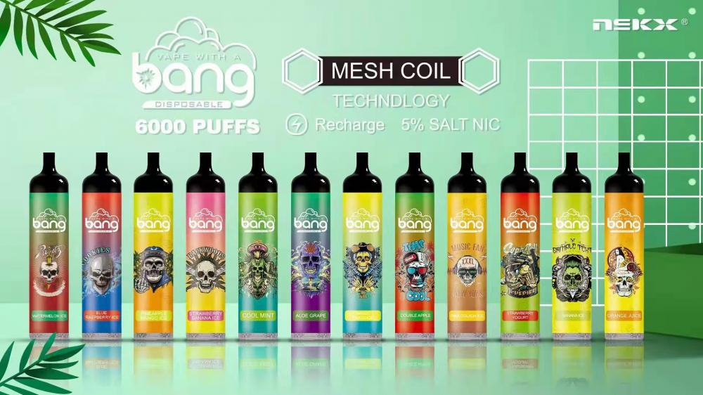 disposable vape bang 6000puffs