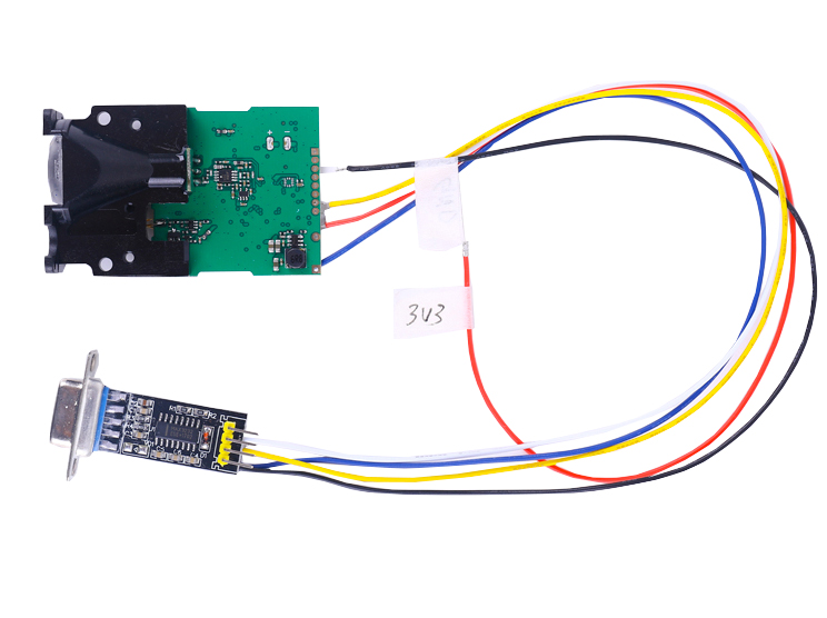 RS232 Radar LiDAR Sensor Back