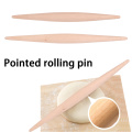 30/35cm Rolling Pin Pointed Solid Wood Non-Stick Dough Roller Dumpling Skin Maker Noodle Rolling Boards Home DIY Cook Tools