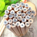 100pcs/lot Cute Natural Wood Pencil HB Blank Non-toxic Standard Pencil Office School Supplies Stationery