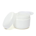 10Pcs Makeup Container Travel Bottle 10g Face Cream Lotion Plastic Empty Cosmetic Container Refillable Sample Bottles White