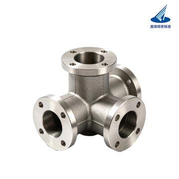 Stainless Steel Four Way Flanged Pipe Fitting