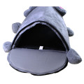 New Gray Mouse Form Bed Small Cats Dogs Cave Bed Removable Kisses Waterproof Bottom Cat House Mouse For Cats House
