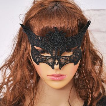 1PCS Black Women Sexy Lace Eye Mask Party Masks For Masquerade Halloween Venetian Costumes Carnival Mask For Anonymous Mardie