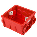 Switch Mounting Box 86 Type 86mm*85mm*50mm PVC Wall Mounting Box Socket Red White Wiring Internal EU Standard Switch Back Box