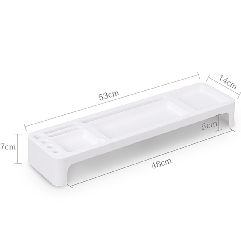 Tabletop Storage Shelf, Multi-Functional Office Storage Supplies, Computer Keyboard Sorting Rack, Stationery Organizer