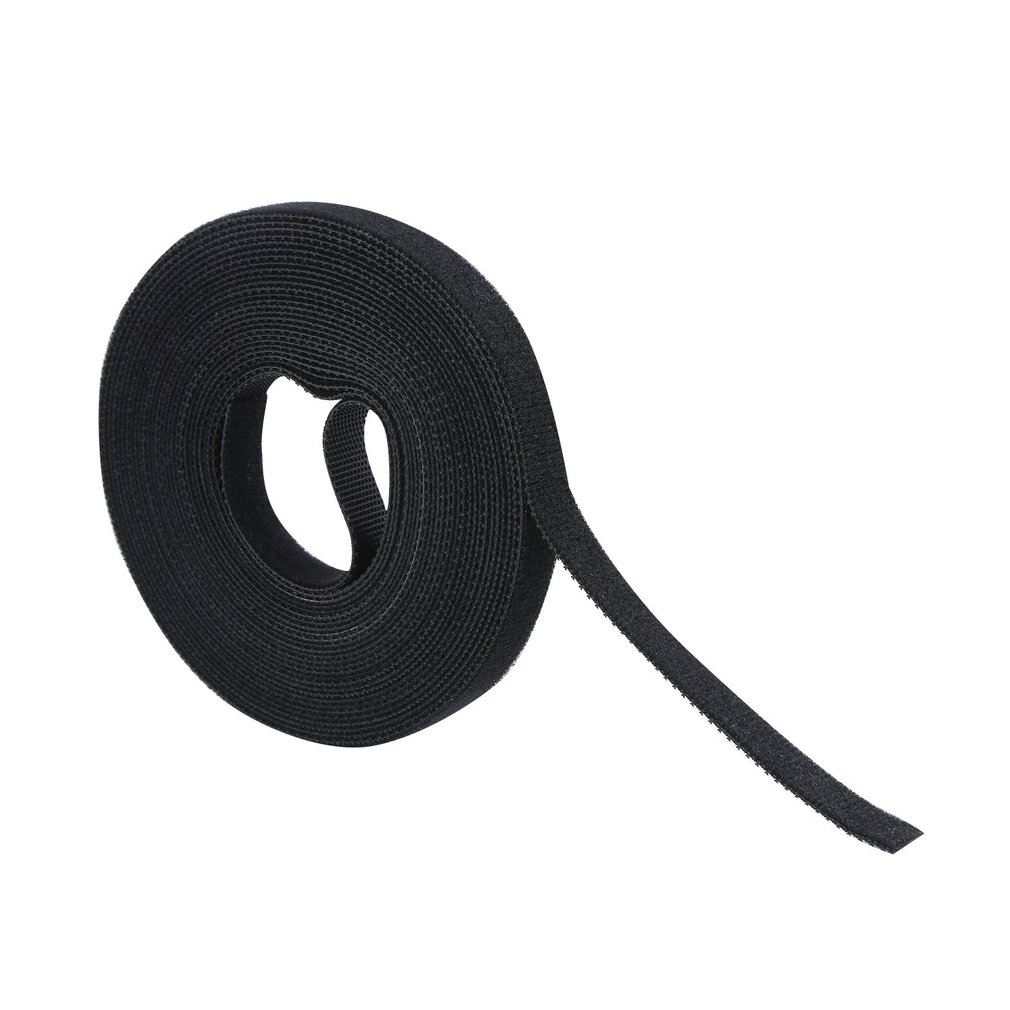 Black Nylon Cable Ties Belting Velcros Adhesive Wire Cable Organizer Cord Winder Manager Strap USB Cable Holder Protector