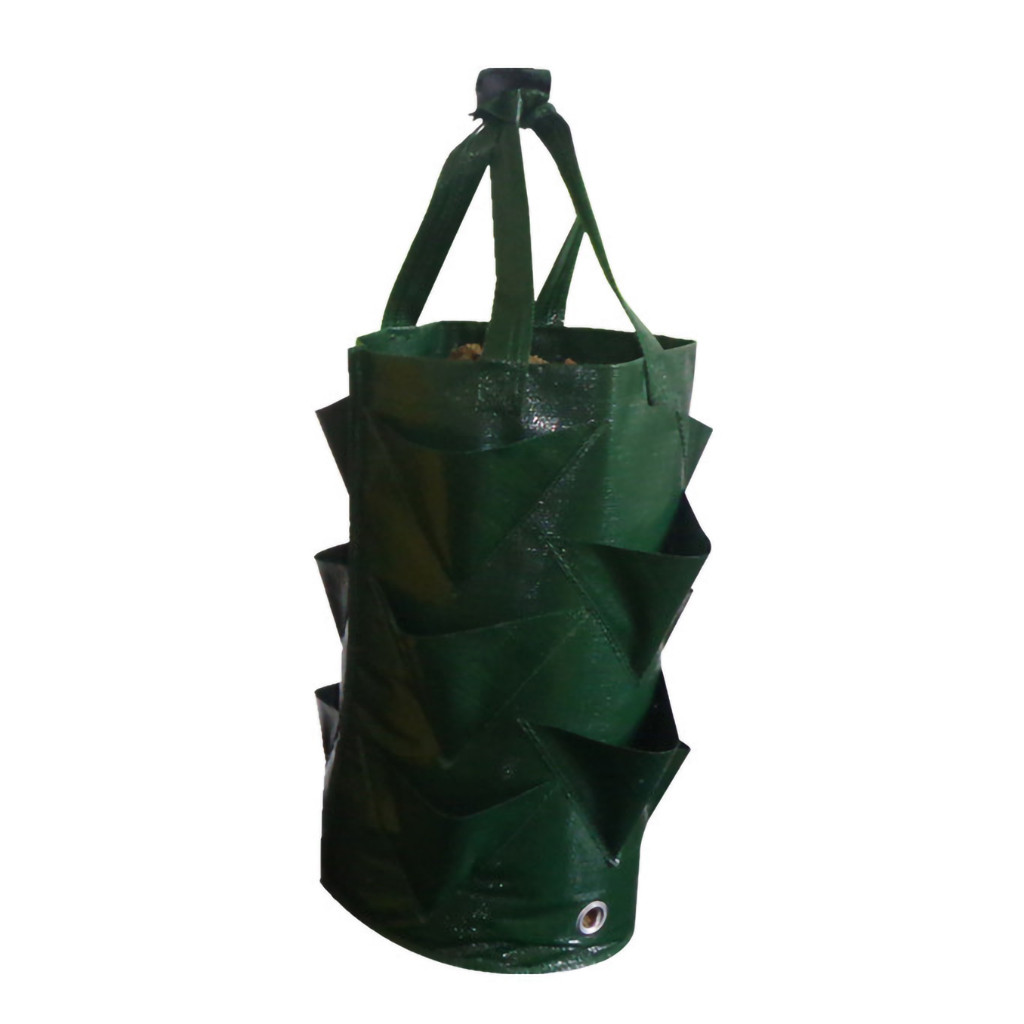 Planting Growing Bag 3 Gallons Multi-mouth Container Bag Grow Planter Pouch Root Bonsai Plant Pot Garden Supplies