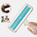 2-Way One Hand Operation Pet Hair Remover Roller Lint Sticking Roller Removing Dog Cat Hair Furniture Carpets Clothing Cat Brush