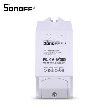 ITEAD Sonoff TH16 Wireless Switch Automation Module Temperature Humidity Sensor Wifi Remote Control For Smart Home 16A 3500W