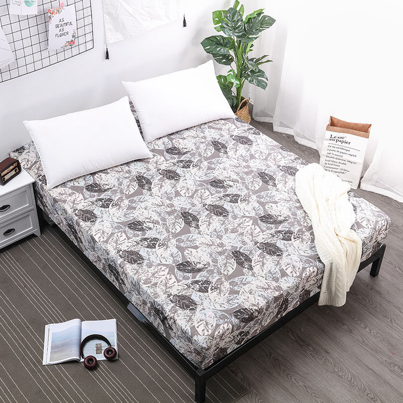 Dreamworld New Fitted Sheet with Elastic Band Mattress Cover with All-around Elastic Rubber Band Printed Bed Sheet Hot Selling