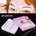 24 Pcs Non Wovens Eyebrow Stencil Pencil For Eyebrows Enhancer Drawing Guide Card Brow Template DIY Makeup Tools