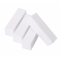 10pcs/Lot High Quality White EVA Sponge Nail Buffing Block Nail Art Buffer Sanding Files Manicure DIY Polish Polisher Tool